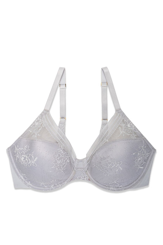 Love Lace Full Coverage Plunge T-Shirt Bra Mink/Warm White