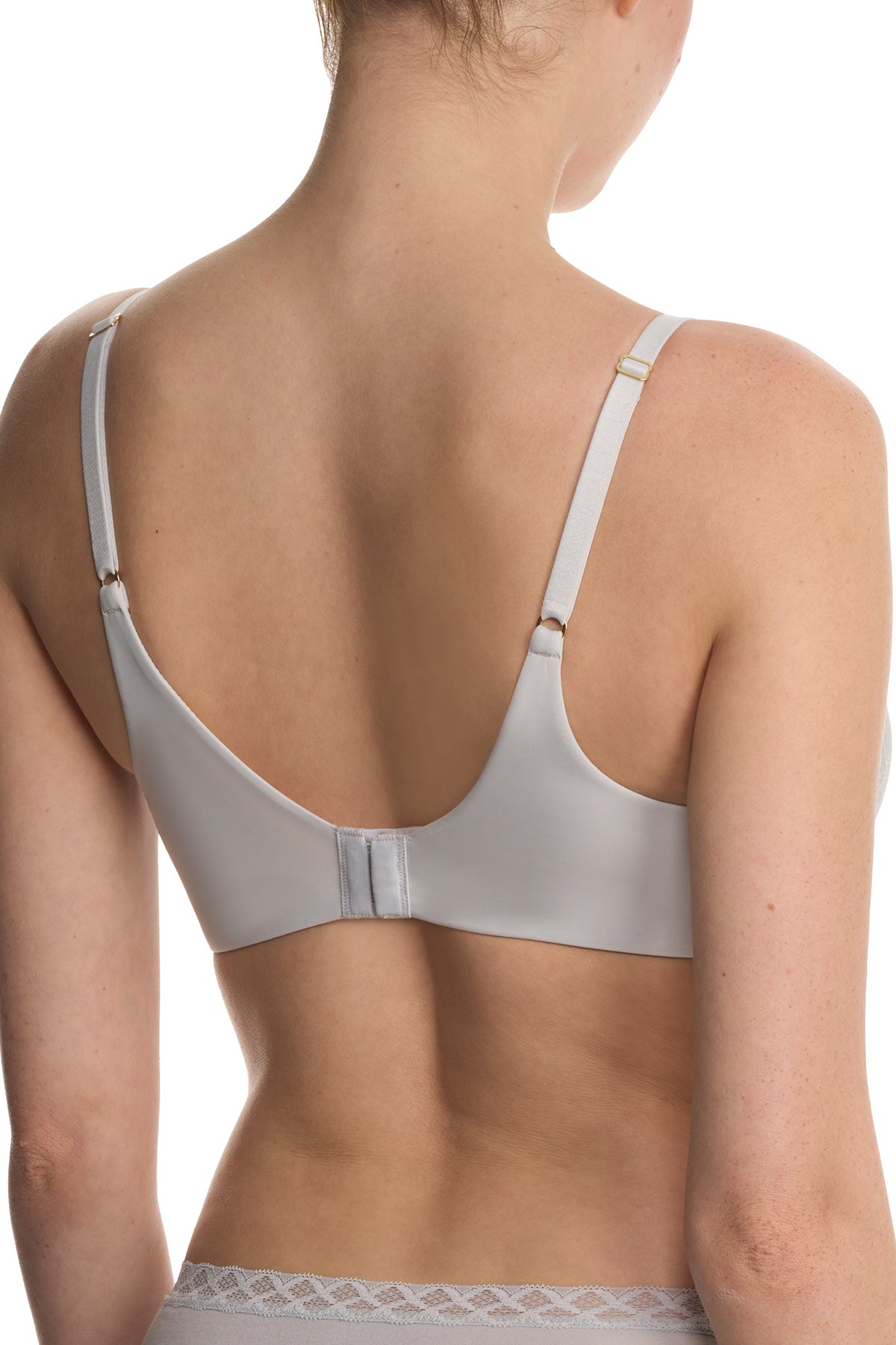 Love Lace Full Coverage Plunge T-Shirt Bra Mink/Warm White