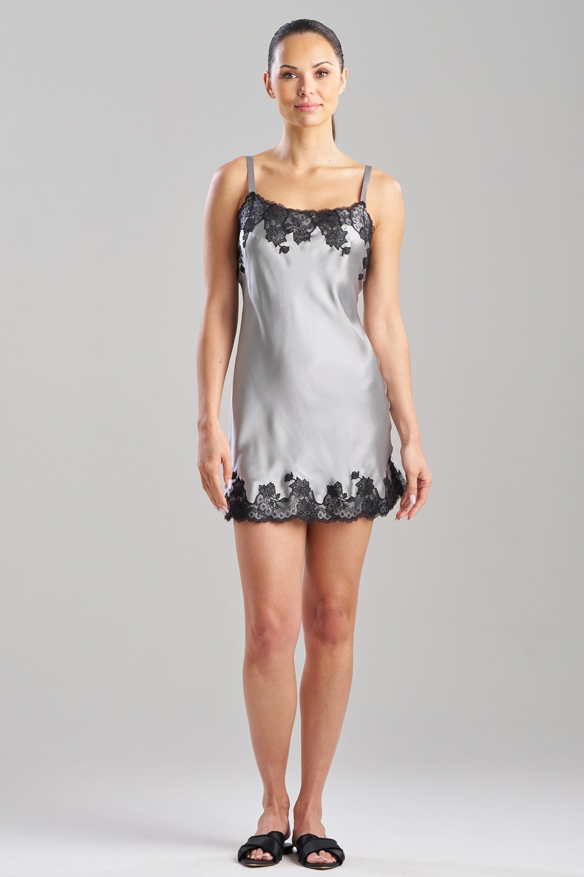 Lolita Chemise Silver/Black