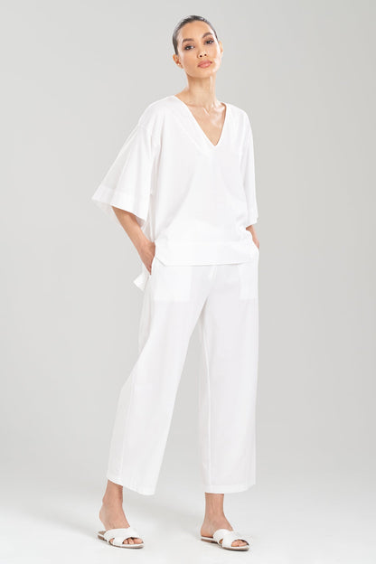 Onsen Cotton Kimono Top White