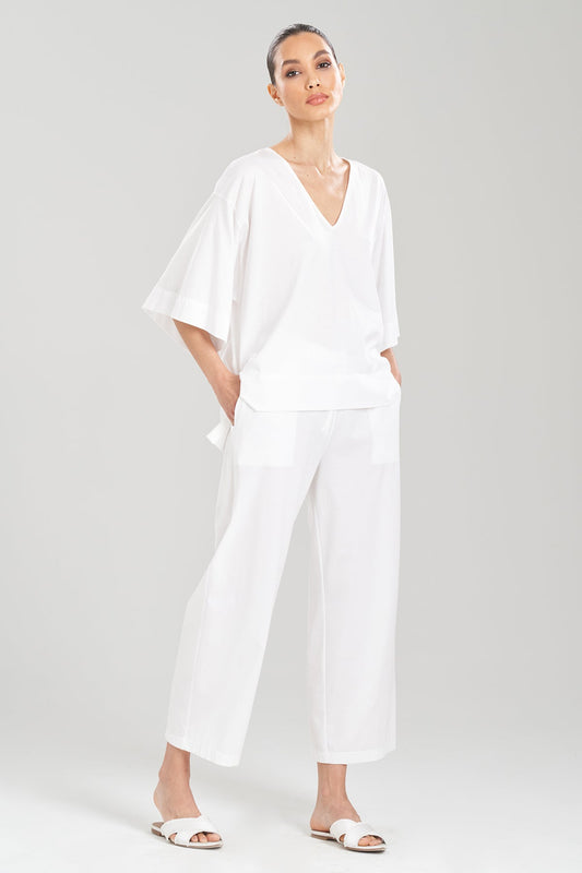 Onsen Cotton Kimono Top White