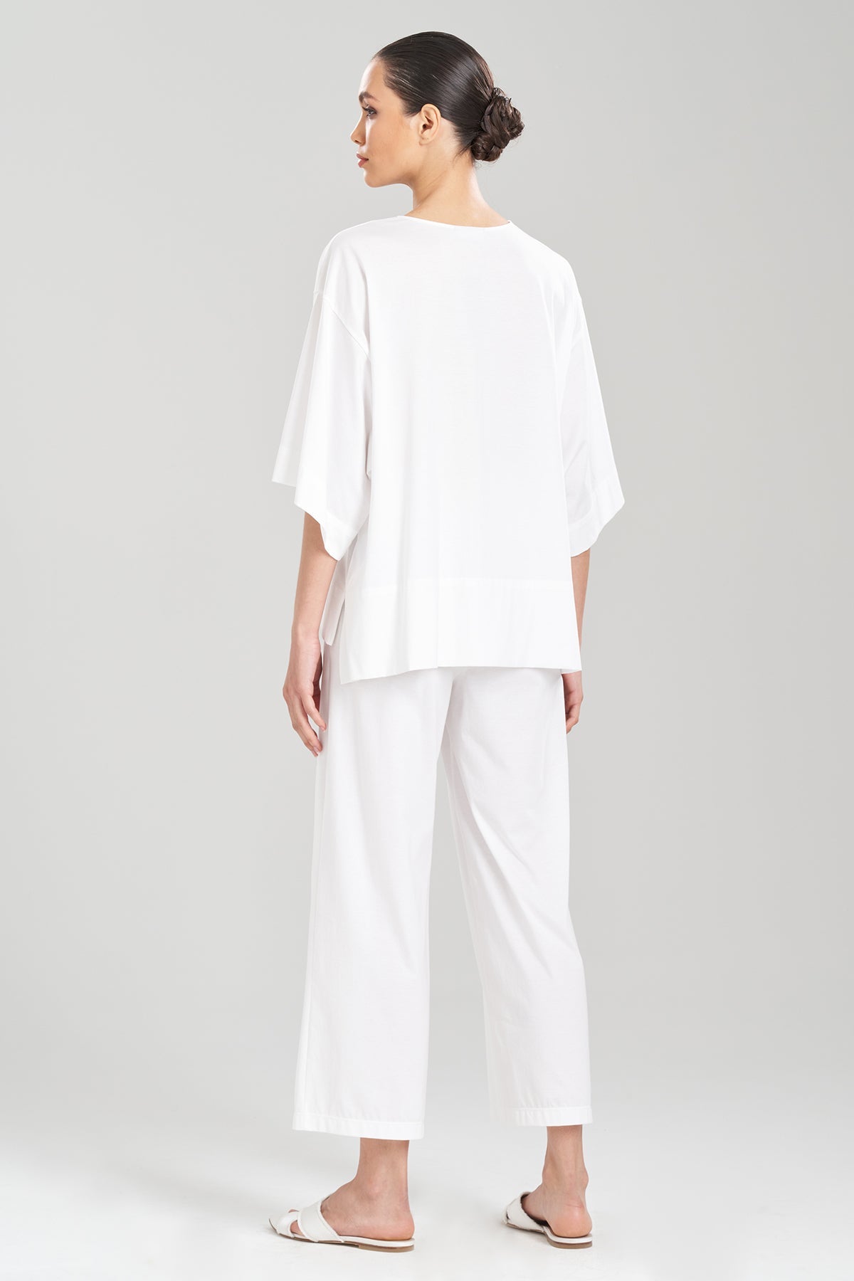 Onsen Cotton Kimono Top White