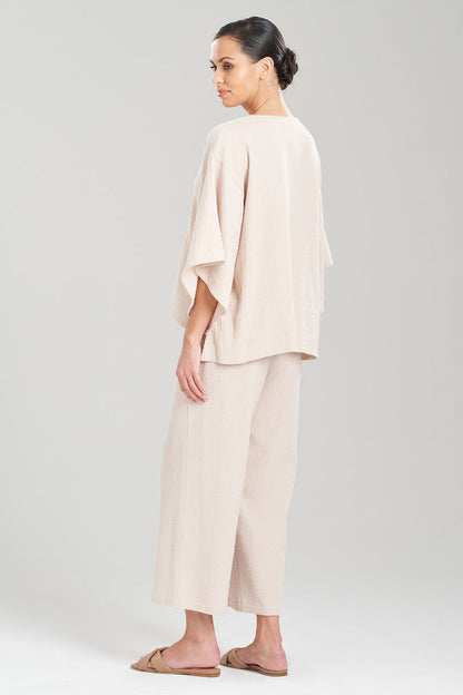 Buy Onsen Cotton Kimono Top in Sand Dune Online Sand Dune