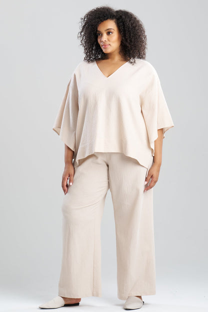 Buy Onsen Cotton Kimono Top in Sand Dune Online Sand Dune