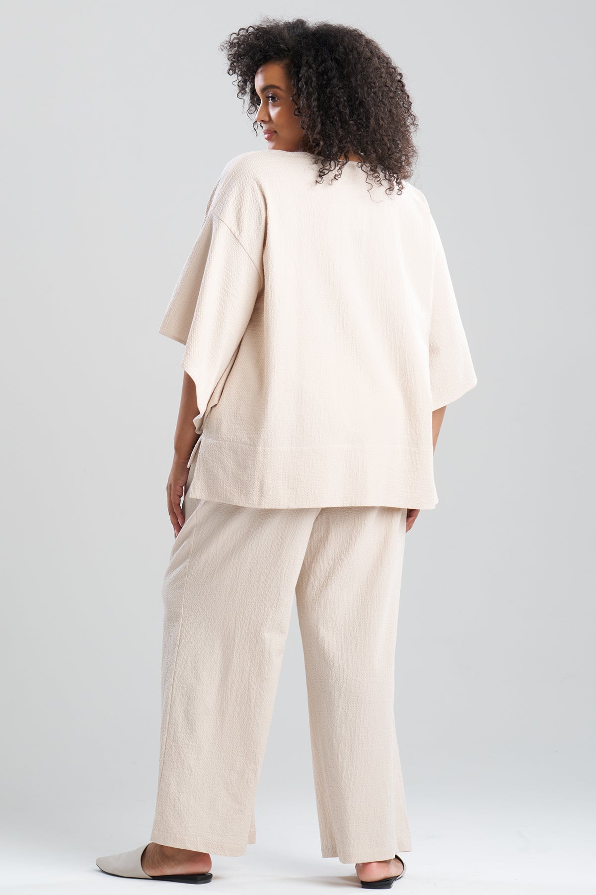 Buy Onsen Cotton Kimono Top in Sand Dune Online Sand Dune