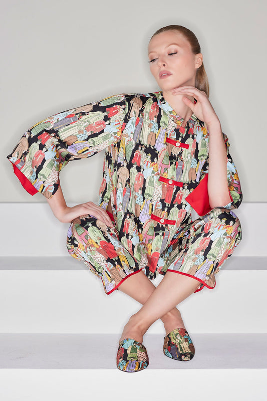 Buy Dynasty PJ in Black Online Black