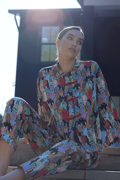 Buy Dynasty PJ in Black Online Black