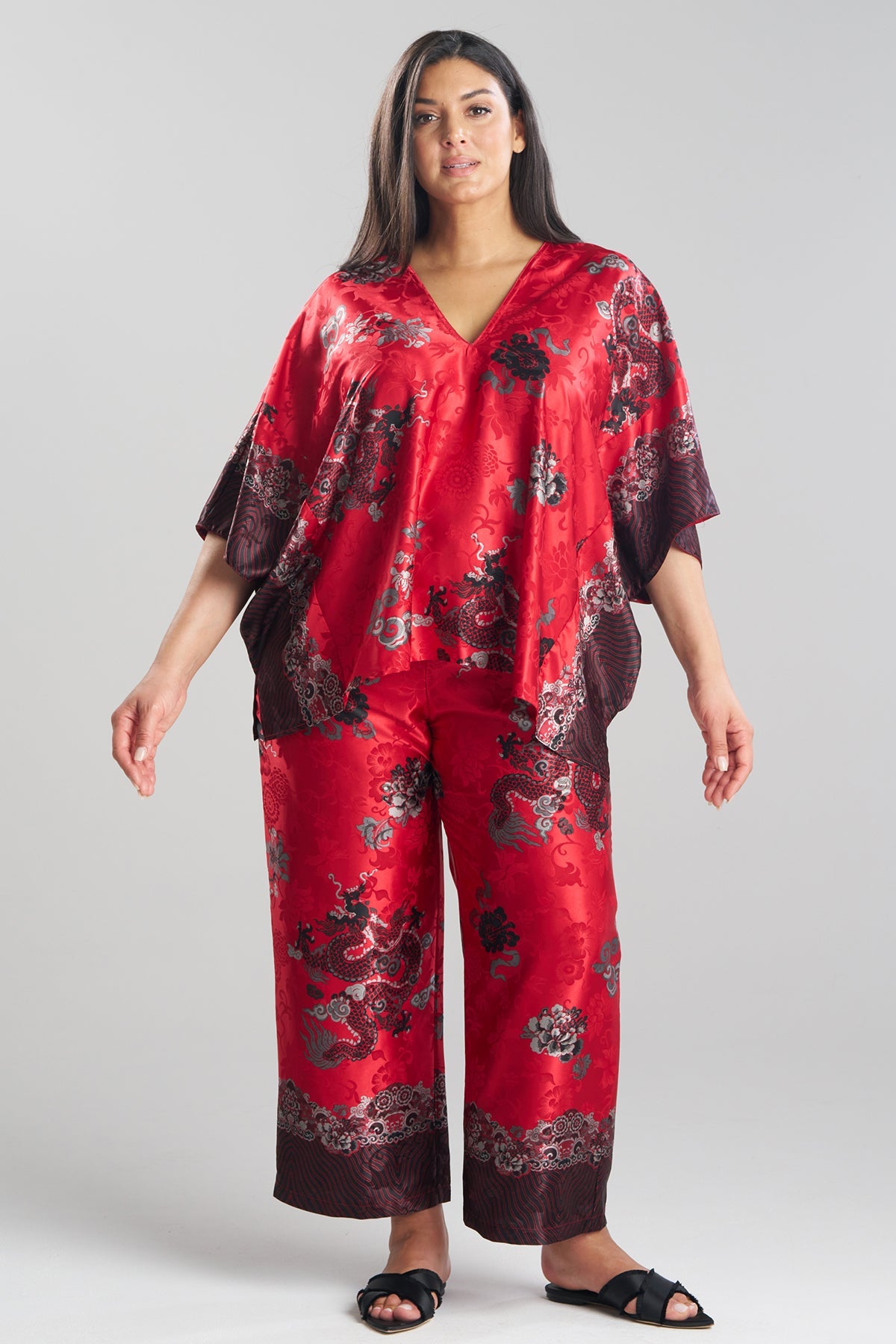 Imperial Dragon Jacquard PJ Red