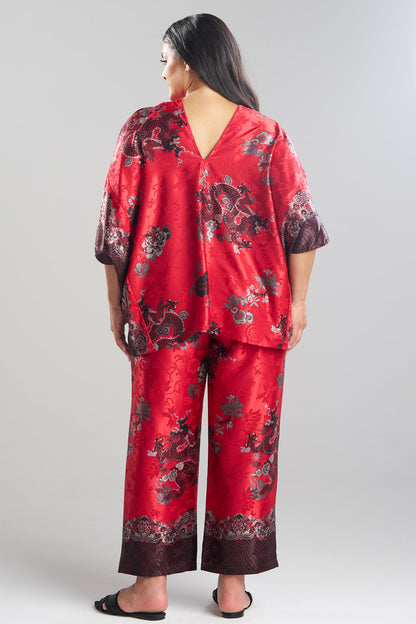 Imperial Dragon Jacquard PJ Red