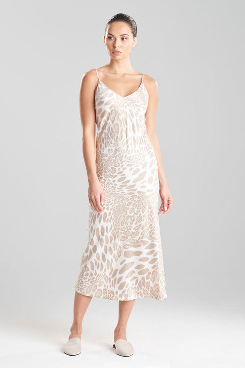 Buy Luxe Leopard Gown in Sand Taupe Online Sand Taupe