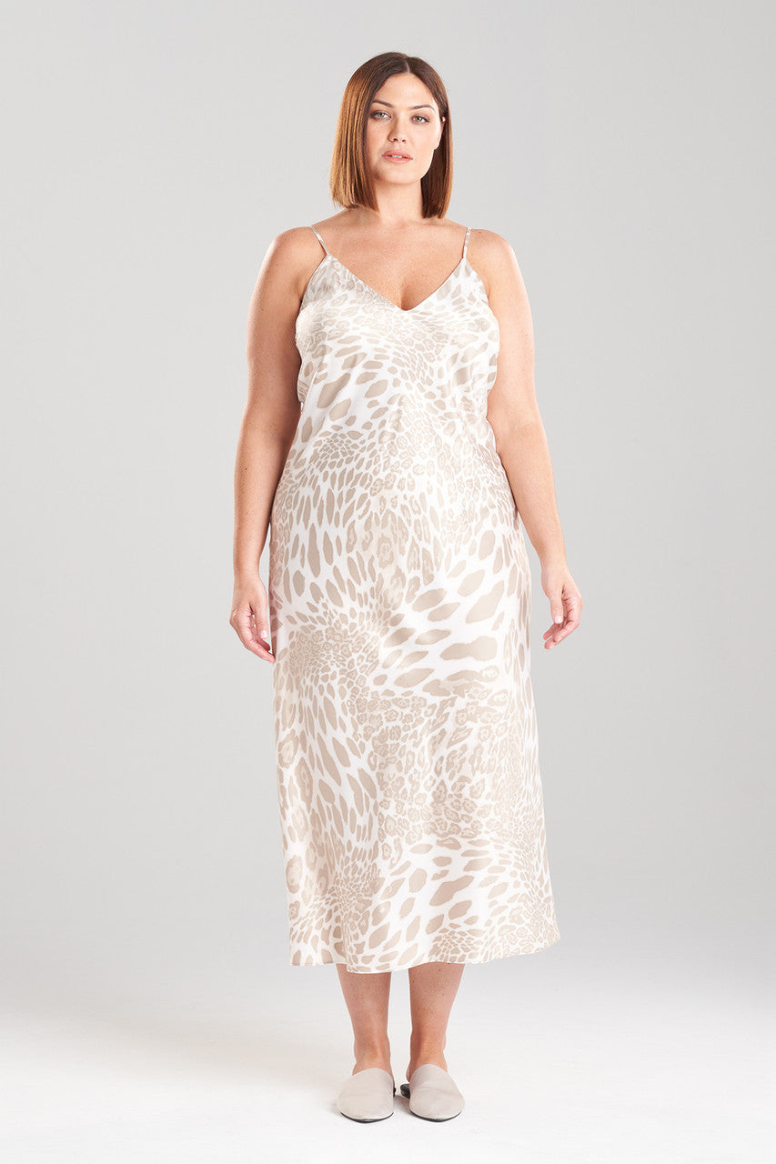 Buy Luxe Leopard Gown in Sand Taupe Online Sand Taupe