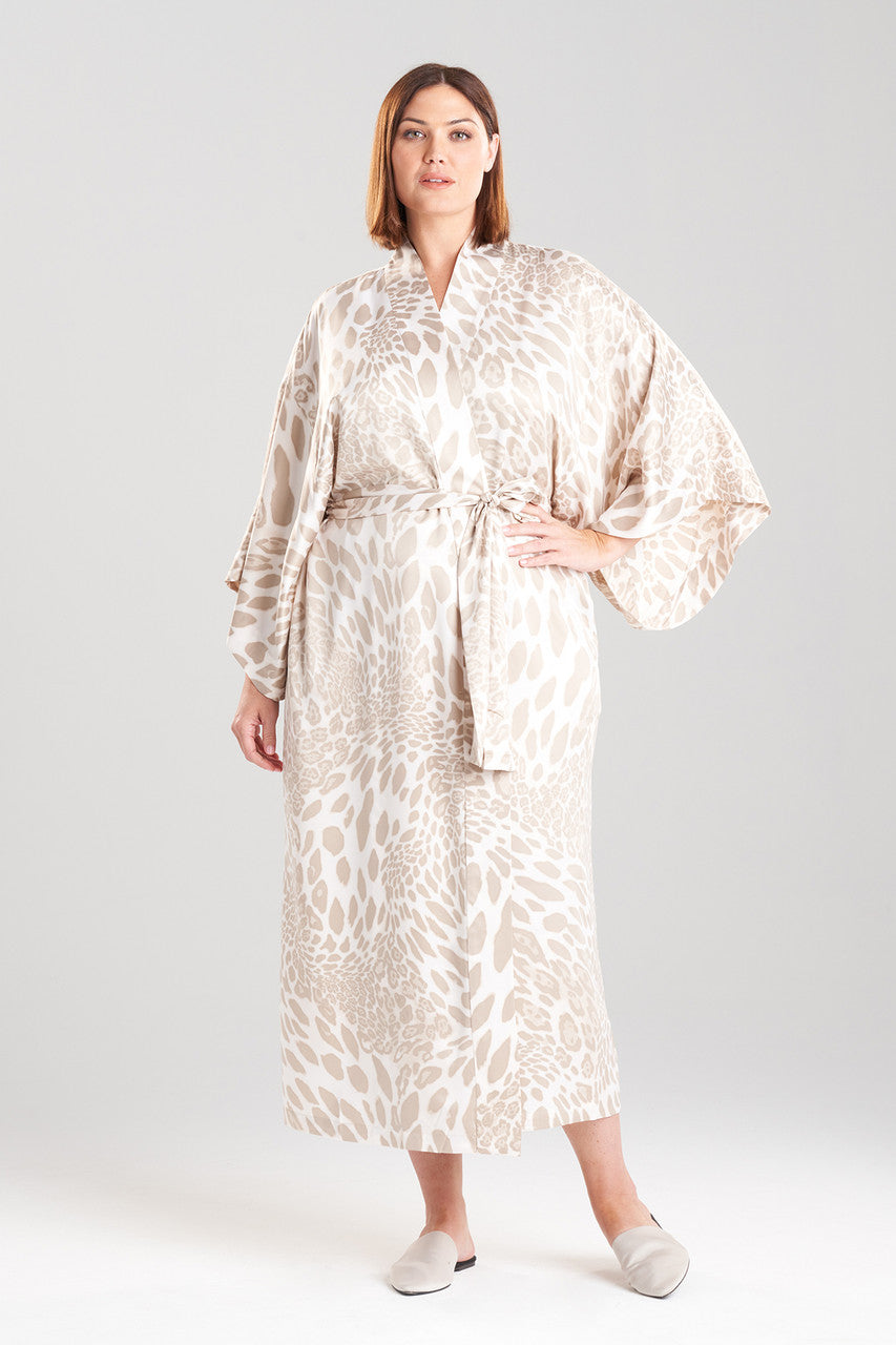 Buy Luxe Leopard Robe in Sand Taupe Online Sand Taupe