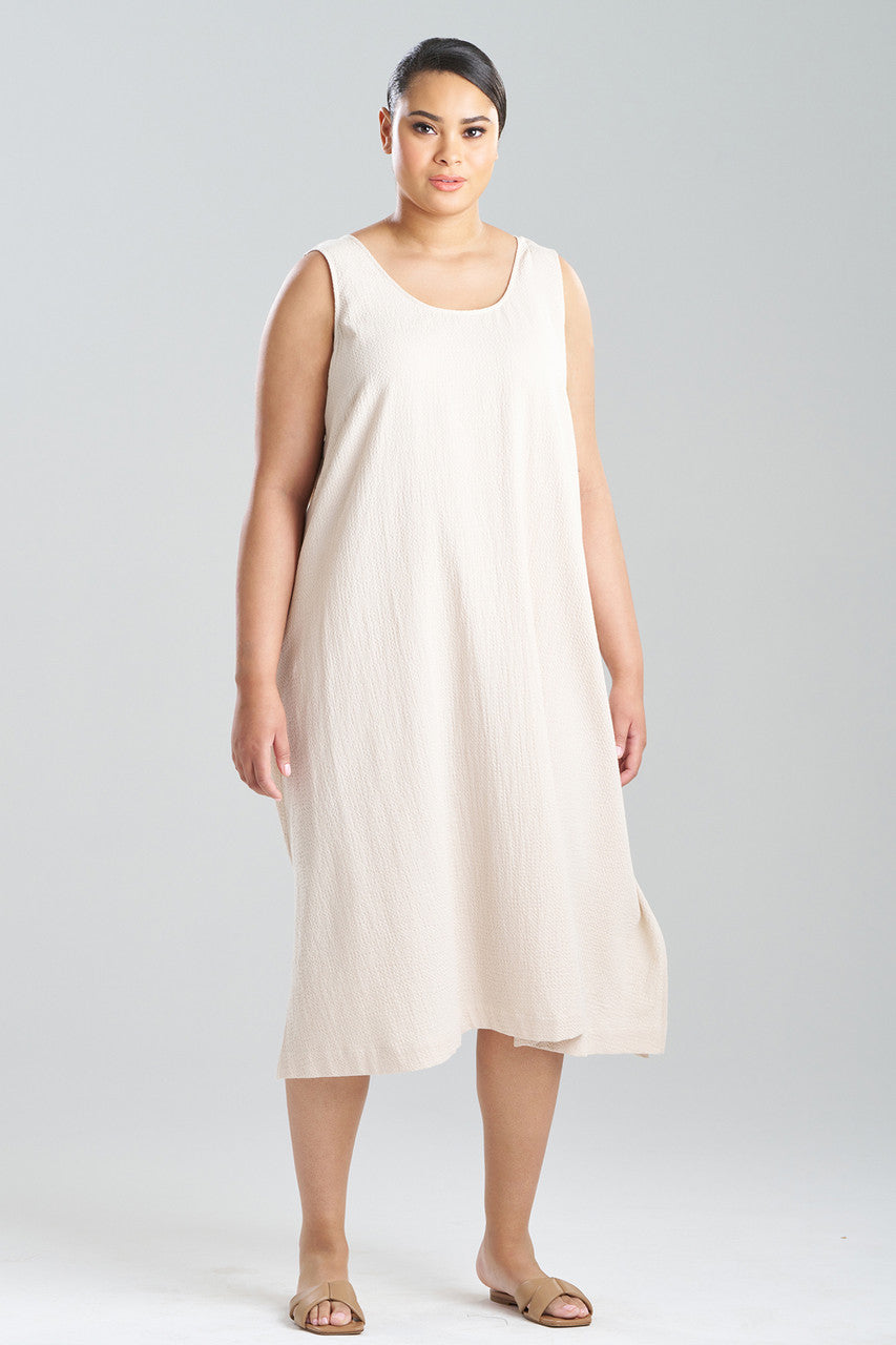Buy Onsen Cotton Tank Slip Dress in Sand Dune Online Sand Dune
