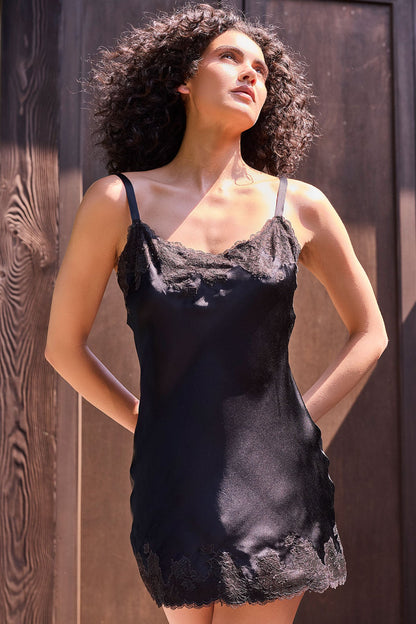 Buy Lolita Chemise in Black Online Black