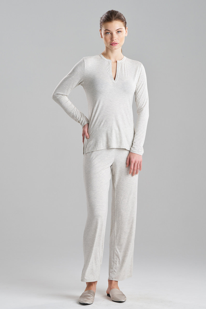 Buy Feathers Essentials Lenzing™ Ecovero™ Viscose PJ in Heather Pebblestone Online Heather Pebblestone