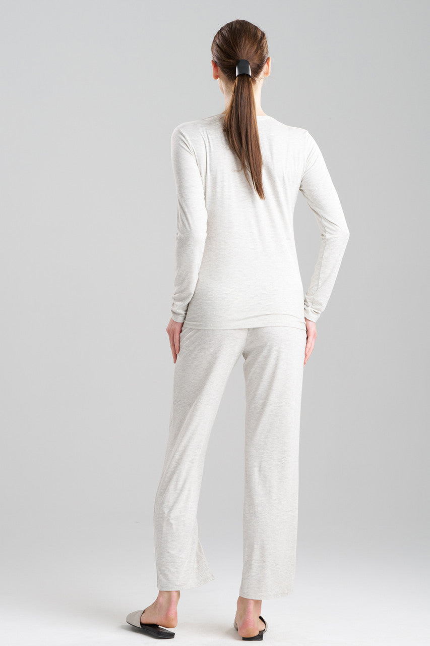 Buy Feathers Essentials Lenzing™ Ecovero™ Viscose PJ in Heather Pebblestone Online Heather Pebblestone