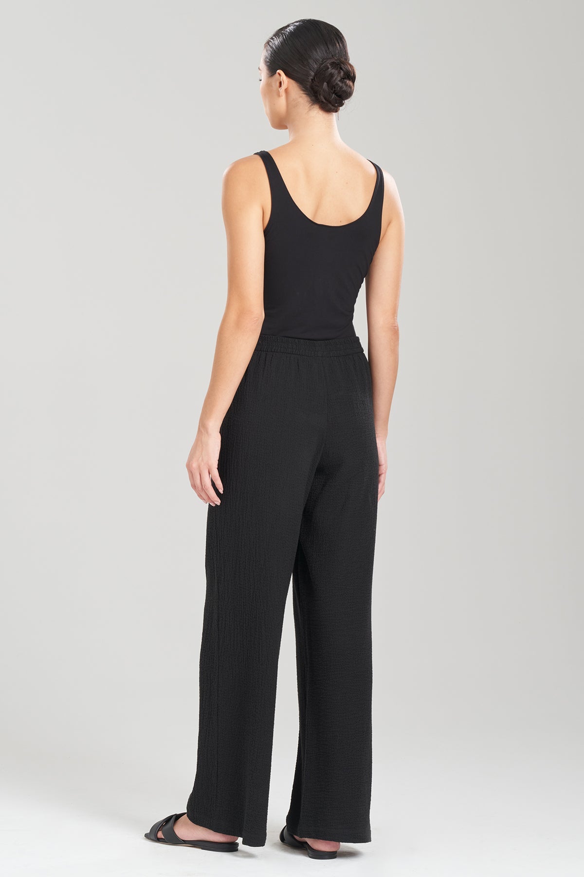 Onsen Cotton Pants Black