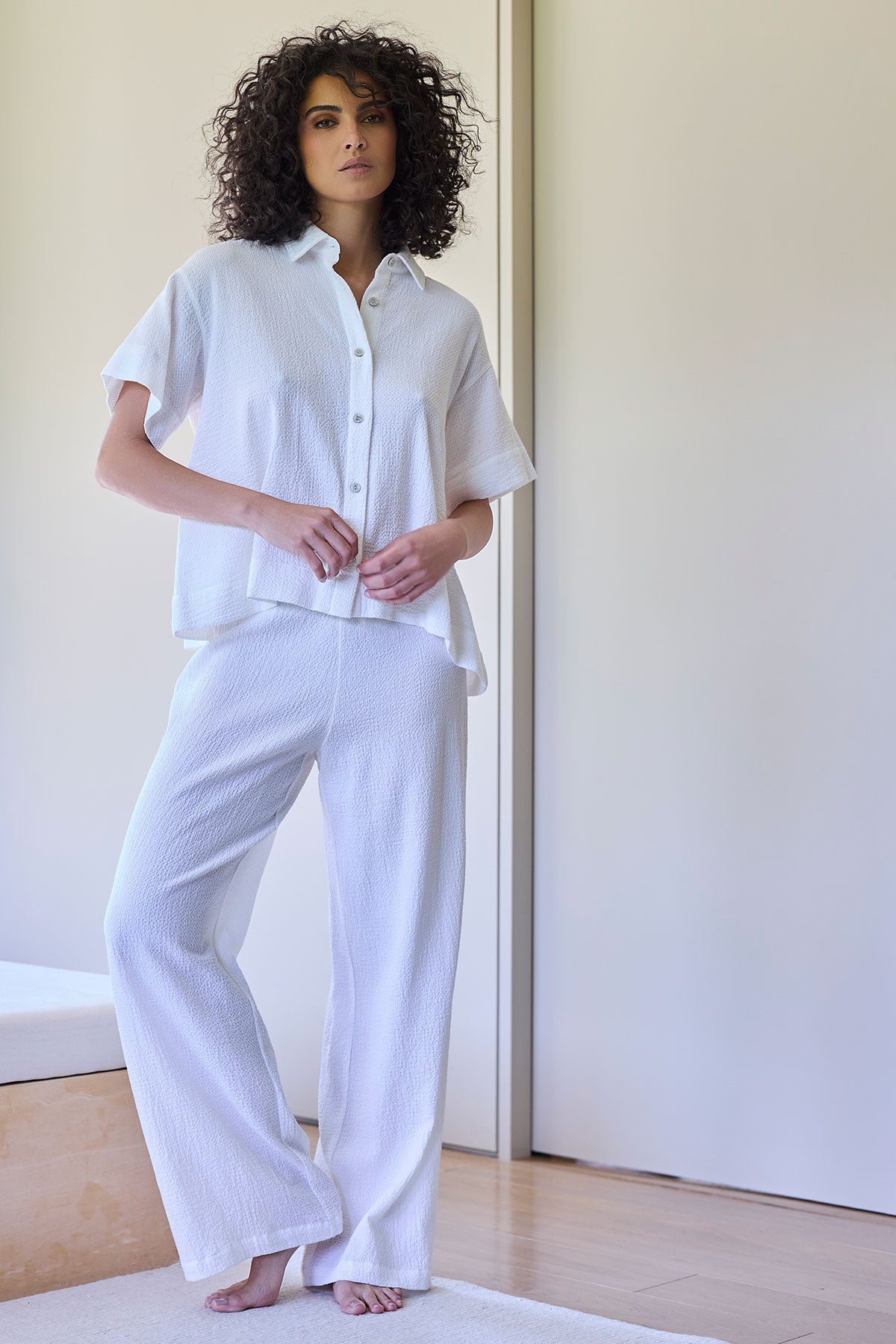 Buy Onsen Cotton Pants in White Online White