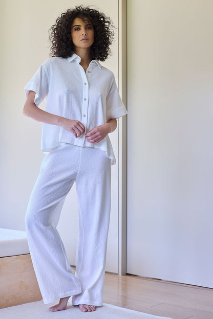 Buy Onsen Cotton Pants in White Online White