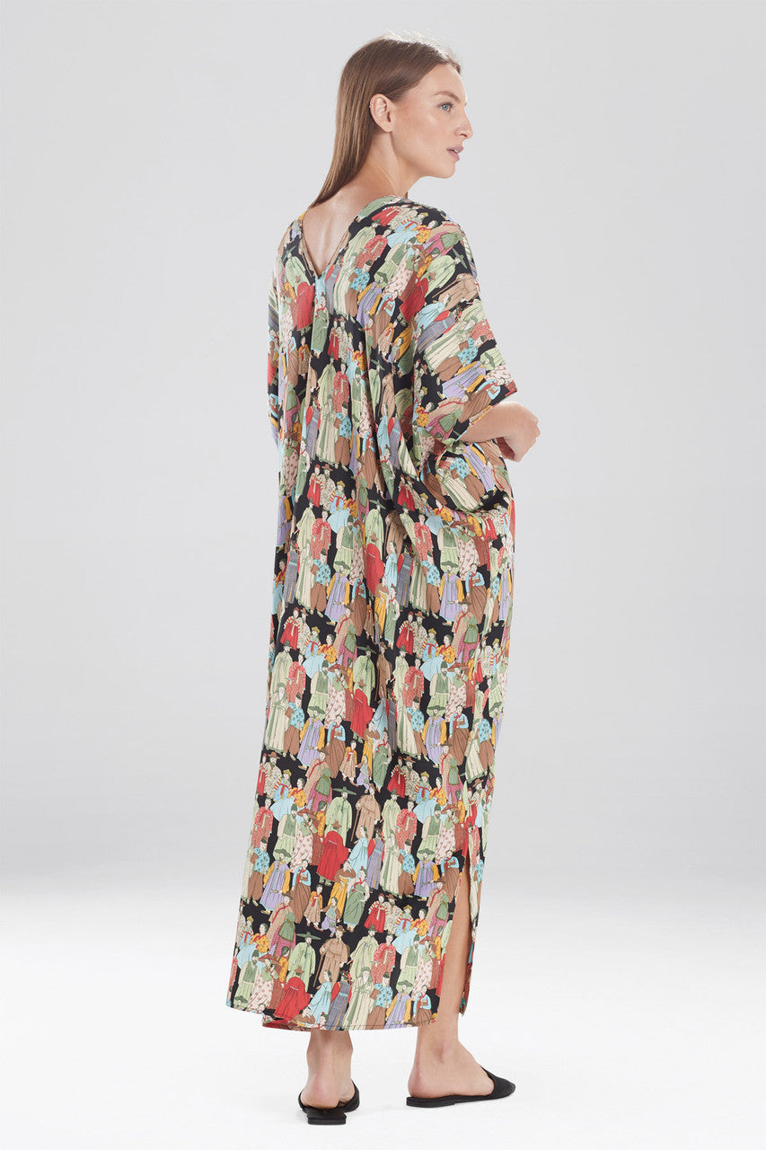 Buy Dynasty Caftan in Black Online Black