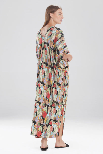 Buy Dynasty Caftan in Black Online Black