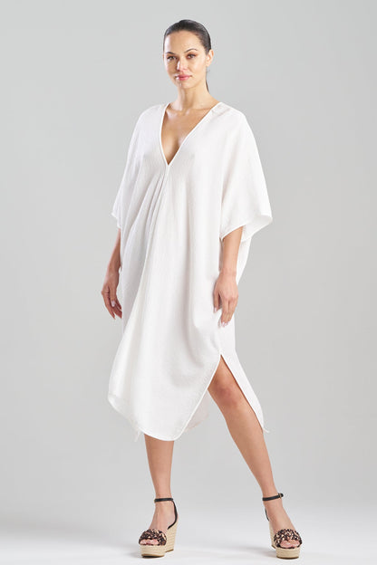 Buy Onsen Cotton Caftan in White Online White