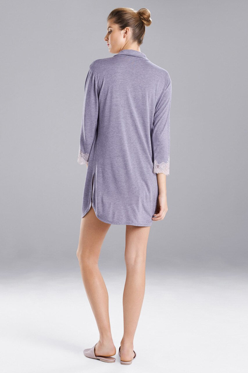 Buy Luxe Shangri-La TENCEL™ Sleepshirt in Grey/Cocoon Online Grey/Cocoon