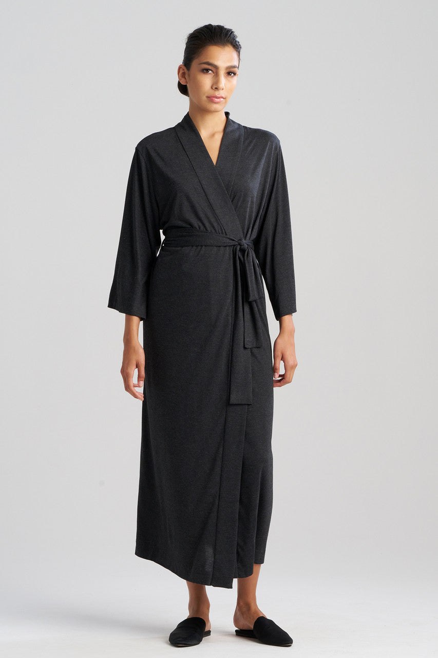 Buy Shangri-La TENCEL™ Robe in Anthracite Online Anthracite