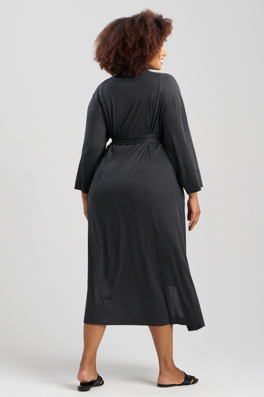 Buy Shangri-La TENCEL™ Robe in Anthracite Online Anthracite