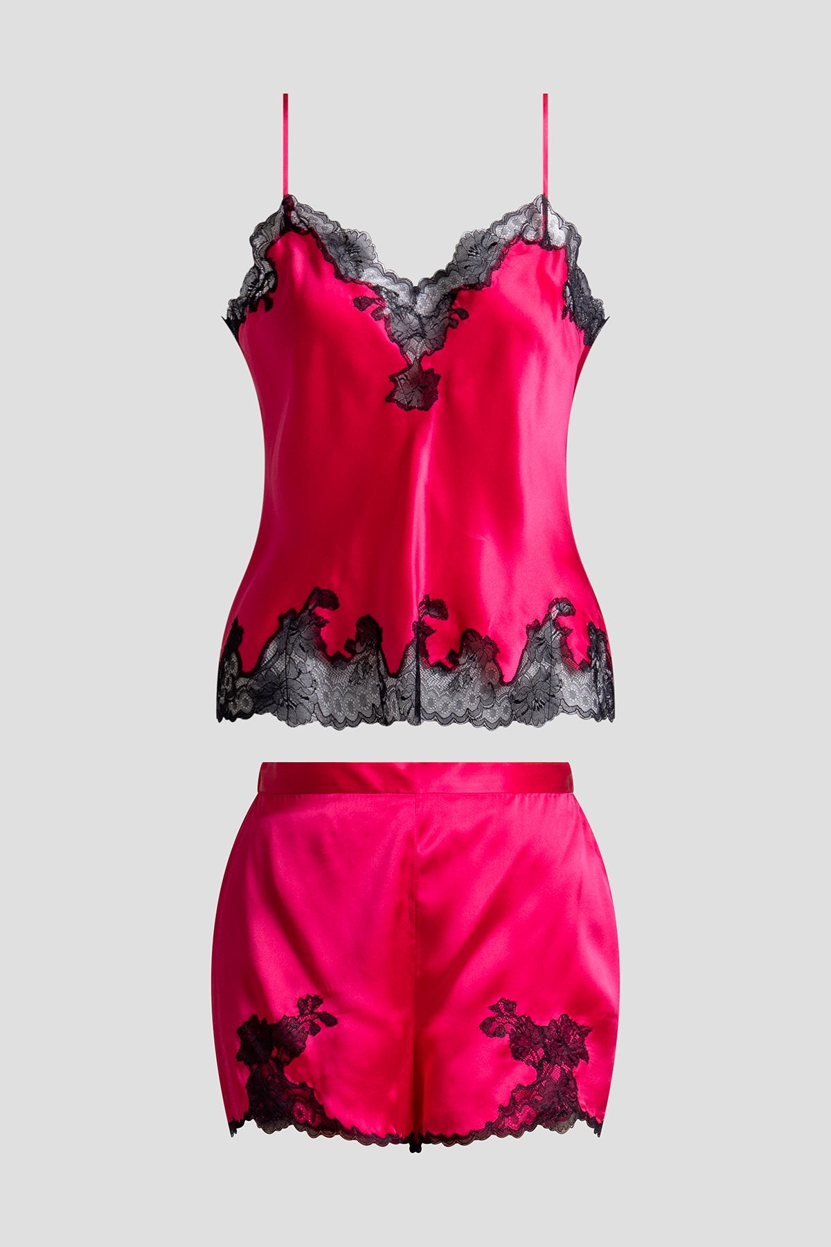 Lolita Lace Cami Shorts PJ Passion Pink