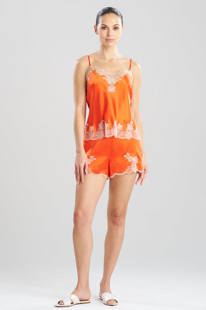 Lolita Lace Cami Shorts PJ Blood Orange/Nude