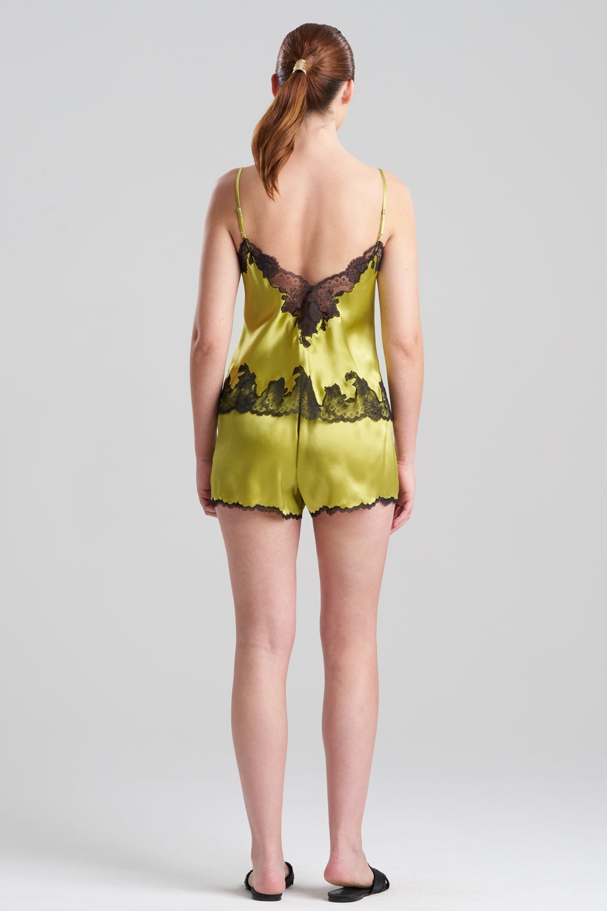 Lolita Lace Cami Shorts PJ Lemon Lime