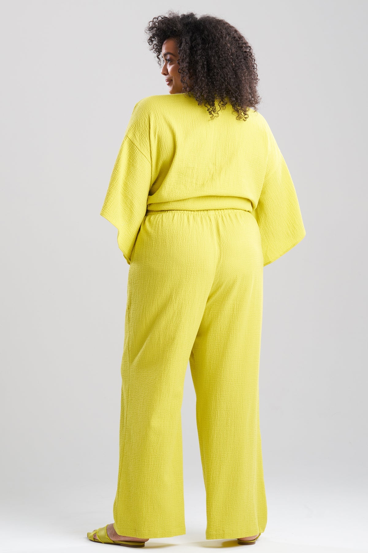 Onsen Cotton Pants Chartreuse