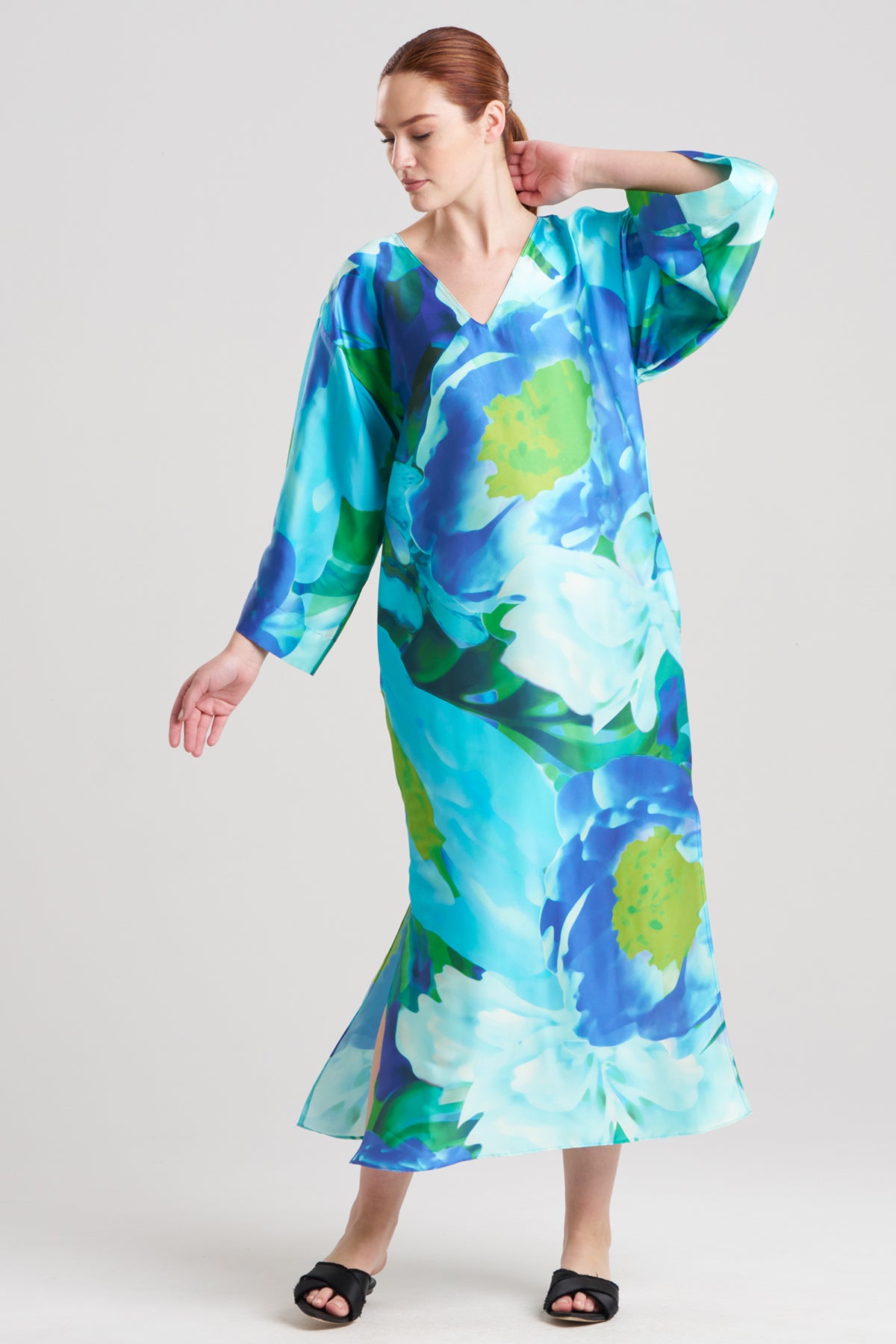 Garbo Caftan Blue Multi