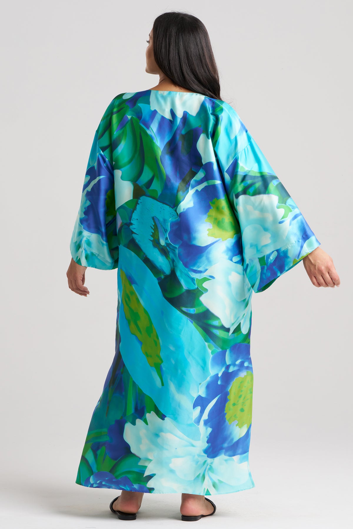 Garbo Caftan Blue Multi