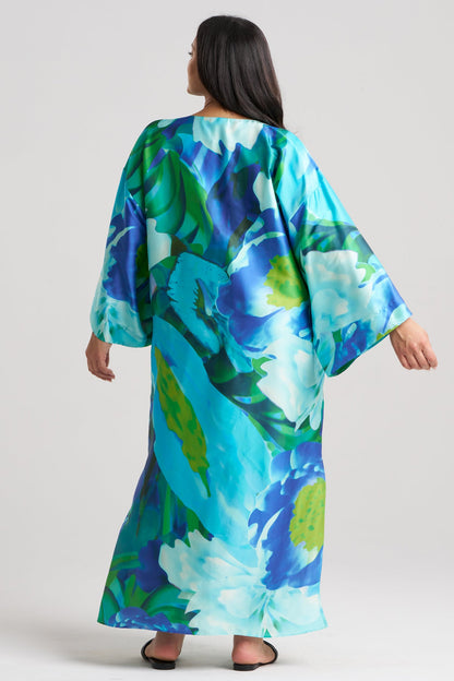 Garbo Caftan Blue Multi