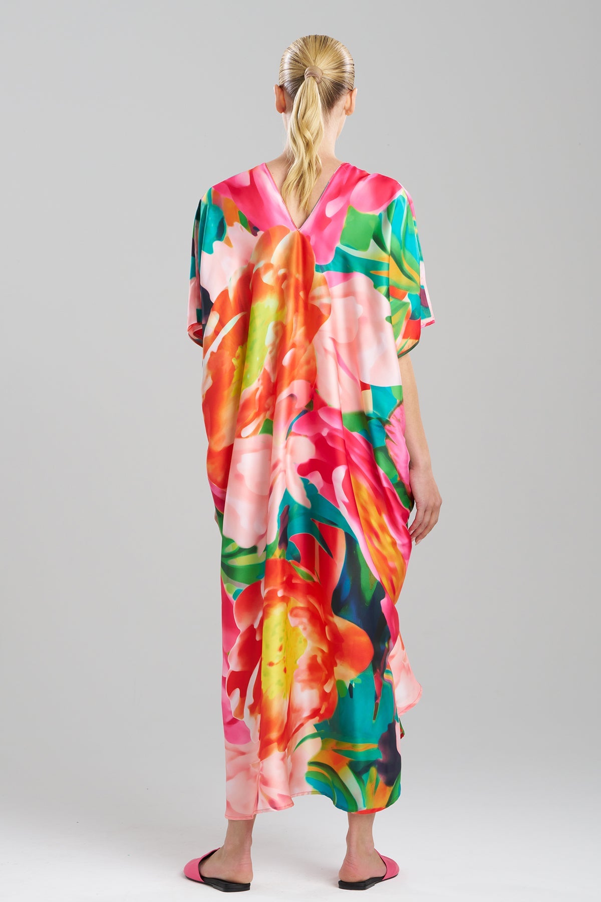 Garbo V-Neck Caftan Multi