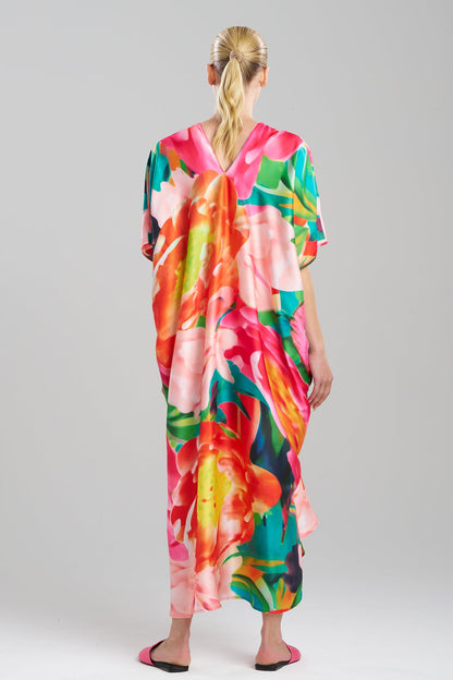 Garbo V-Neck Caftan Multi