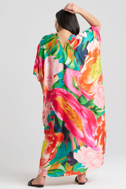 Garbo V-Neck Caftan Multi