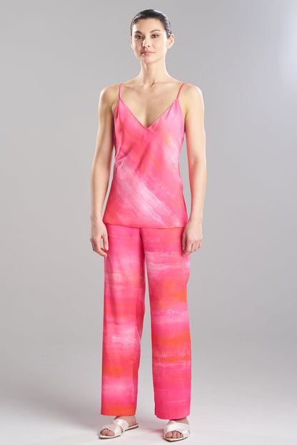 Aurora Printed Satin PJ Pink Poppy