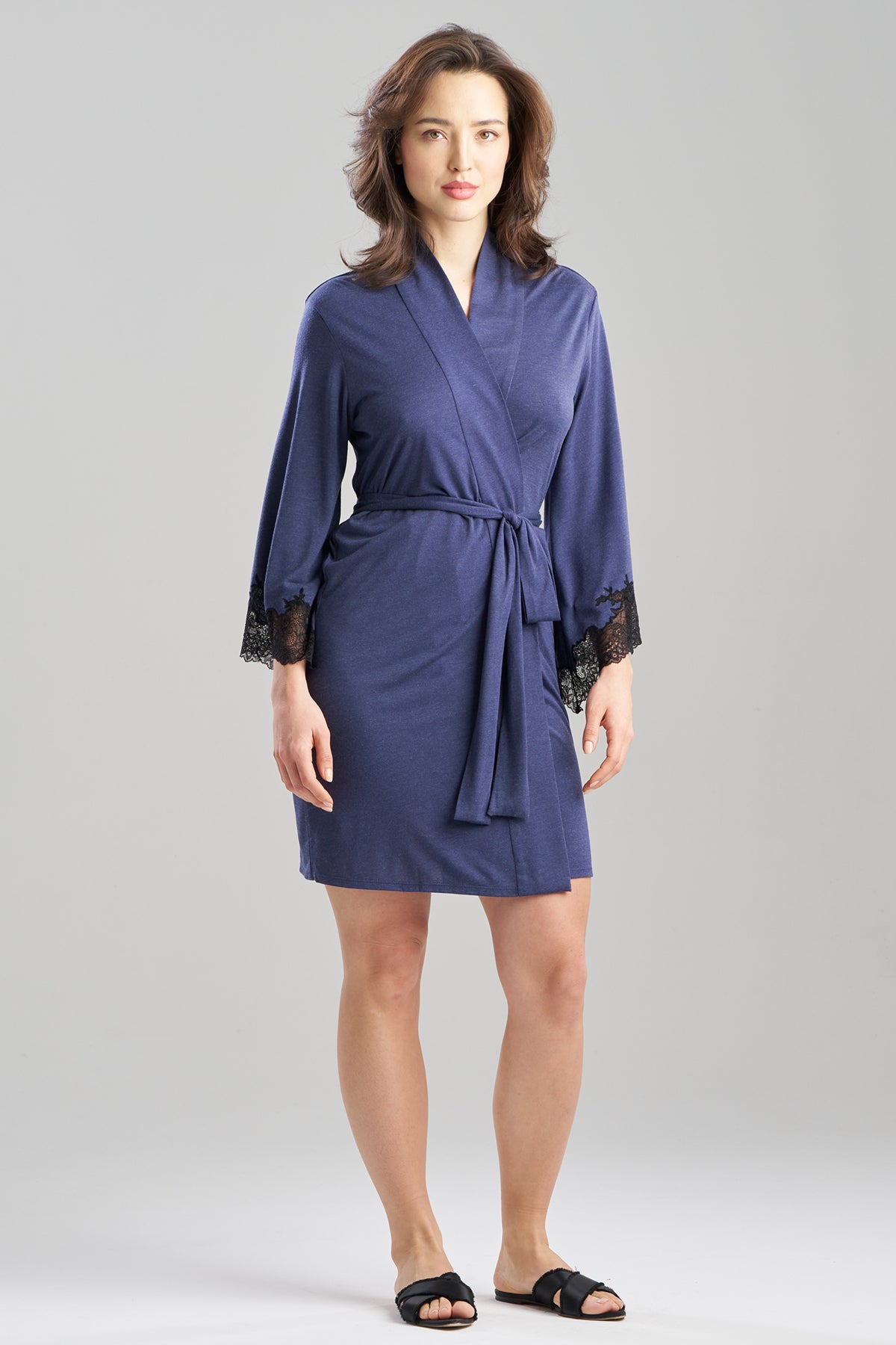 Luxe Shangri-La Wrap Heather Night Blue