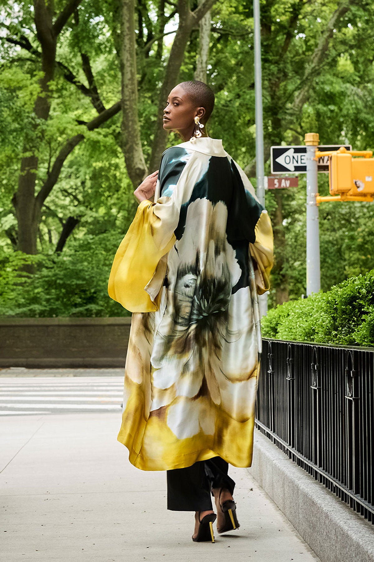 Amber Silk Robe Amber Citrus