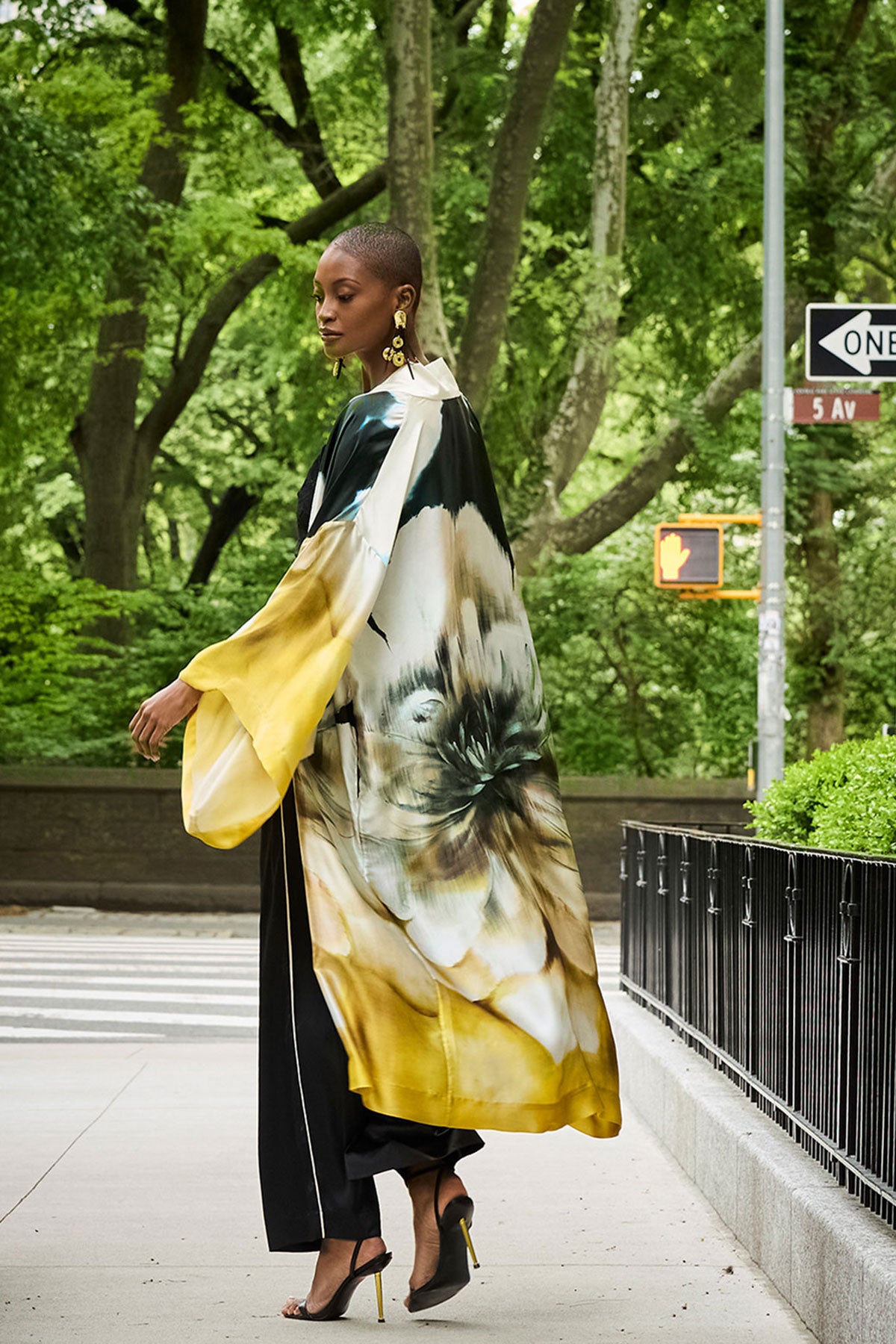 Amber Silk Robe Amber Citrus