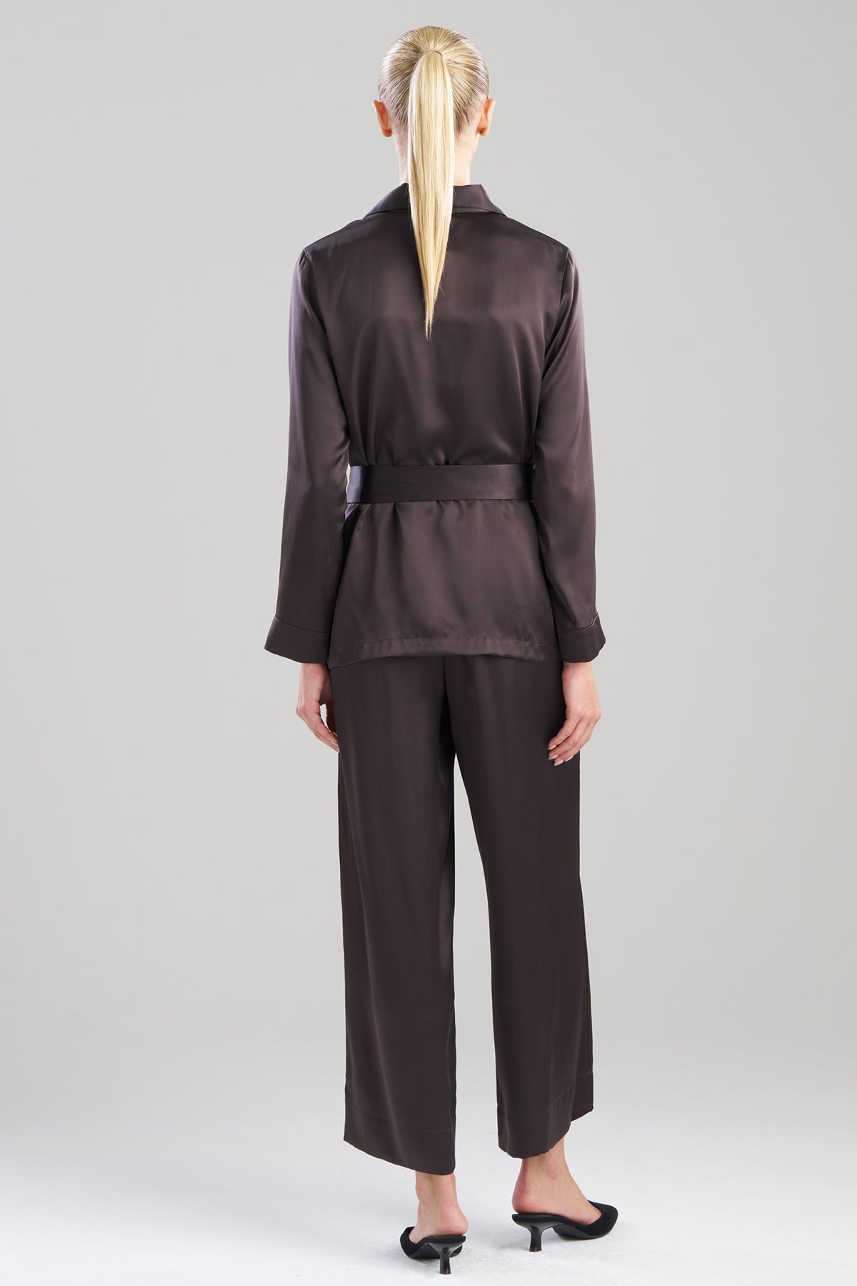 Key Silk PJ Set Chocolate