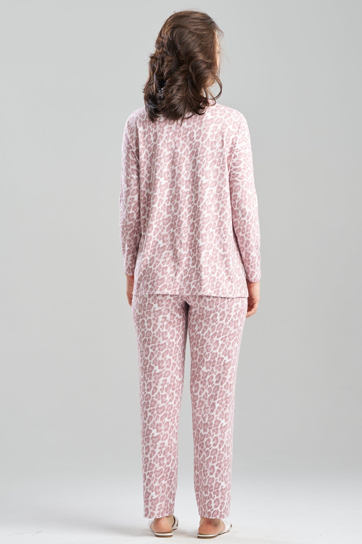 Wild Instinct Printed Brushed Knit PJ Set Wild Instinct Nude Blush