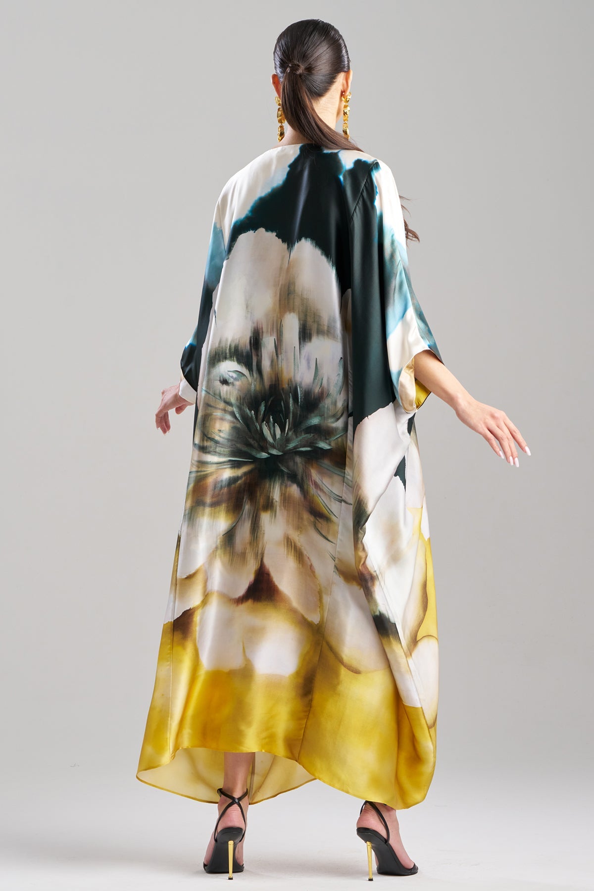 Amber Silk Caftan Amber Citrus