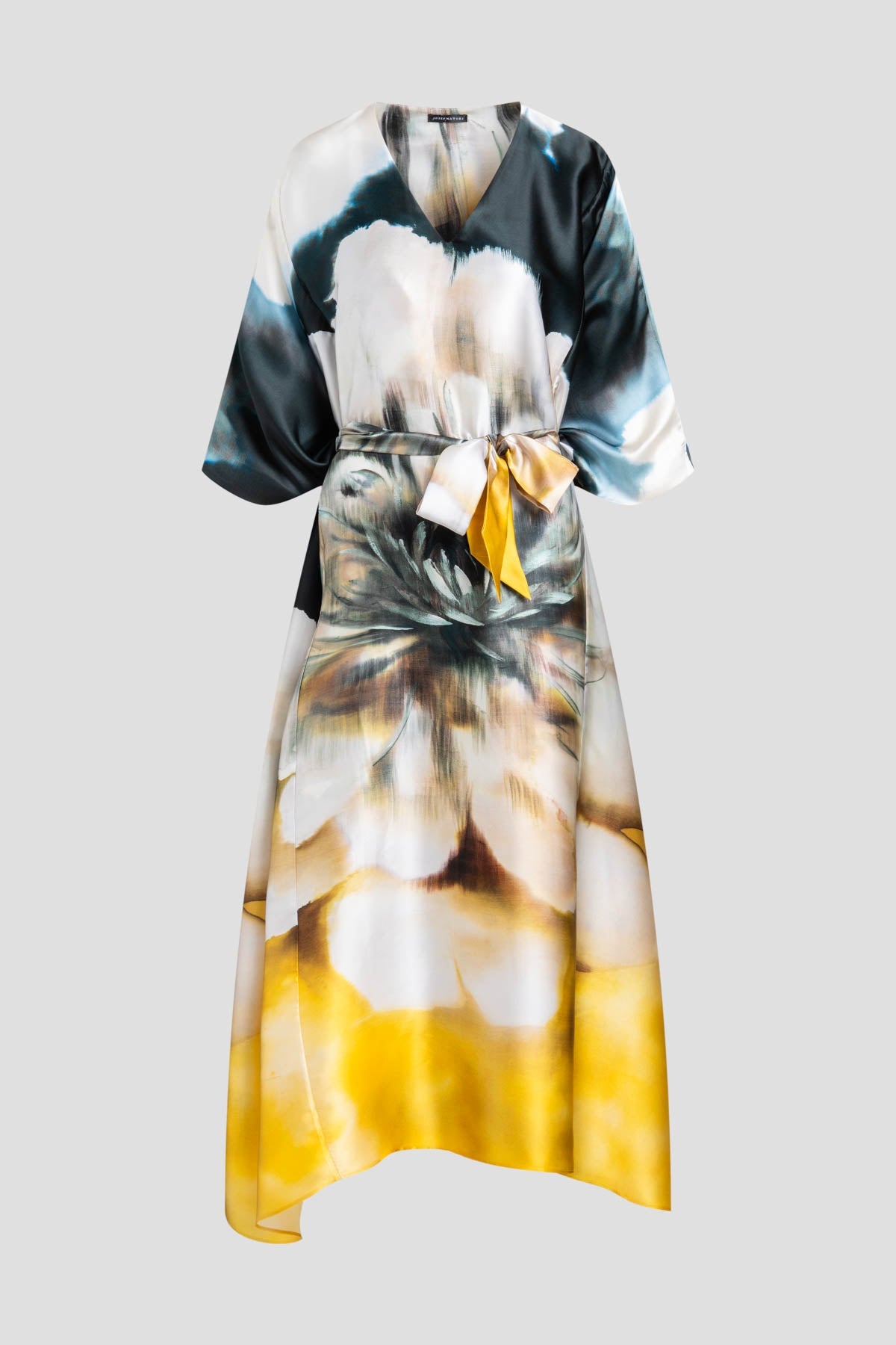 Amber Silk Caftan Amber Citrus