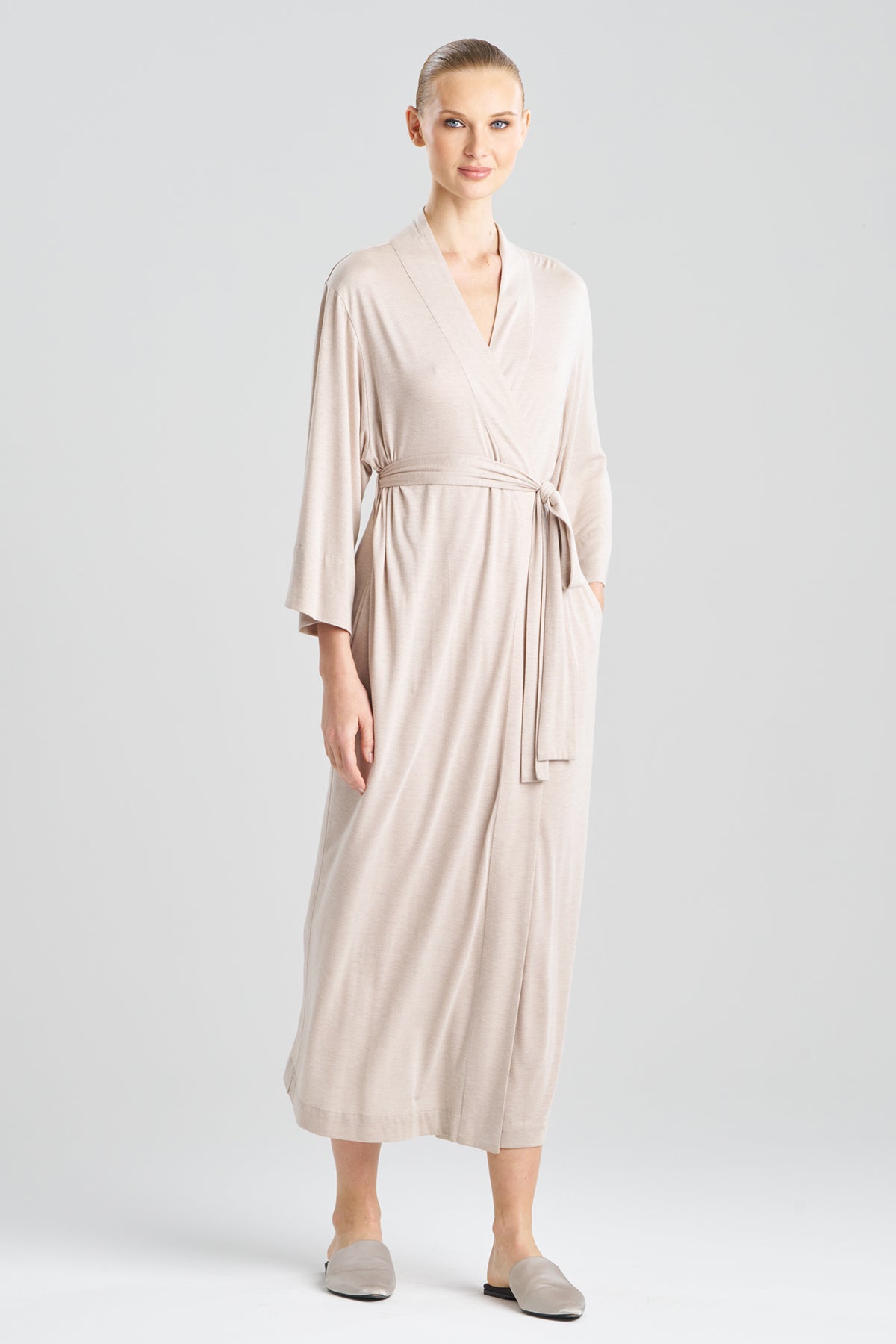 Buy Shangri-La TENCEL™ Robe in Cashmere Online Cashmere