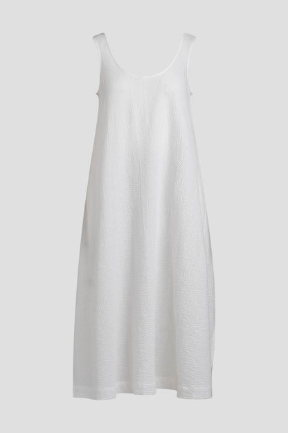 Buy Onsen Cotton Tank Slip Dress in White Online White