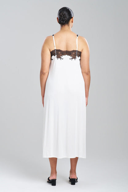 Buy Enchant Lace Applique Gown in Ivory/Black Online Ivory/Black